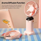 Portable Mini Cooling Fan – USB Rechargeable Personal Desk Fan for Home, Office & Travel