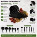 Baking Measuring Spoons – Stainless Steel Kitchen Measuring Set for Cooking & Baking