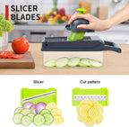 16-in-1 Vegetable Cutter – Multifunctional Food Chopper & Slicer for Kitchen