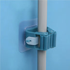 Broom & Mop Holder – Wall Mounted Organizer for Cleaning Tools & Storage