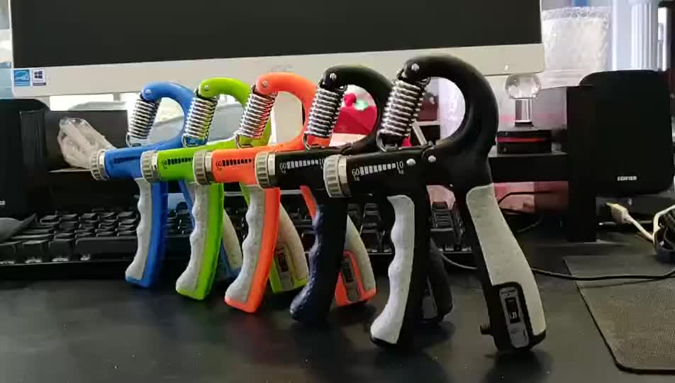 Hand Grip Strengthener Adjustable Resistance Wrist Strengthener Forearm Gripper Hand Workout Strength Trainer | With Counter (Random colour)