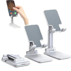 Premium Adjustable Foldable Phone Stand for All Smartphones | Universal Multi-Angle Mobile Holder