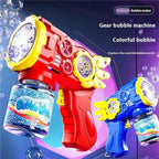 Bubble Machine Gun – Automatic Bubble Blaster Toy for Kids with Lights & Fun